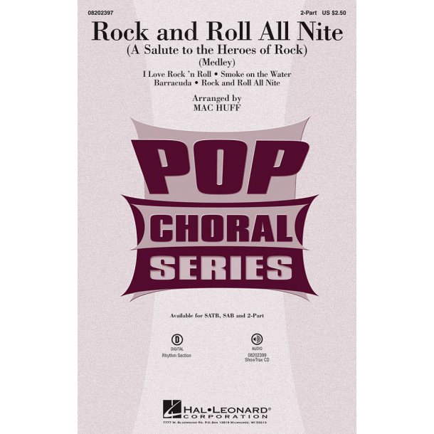 Rock and Roll All Nite (A Salute To The Heroes Of Rock) (Arr. Mac Huff)