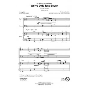 We've Only Just Begun