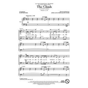 MILEY CYRUS THE CLIMB (ARR MARK BRYMER) SHOWTRAX CD