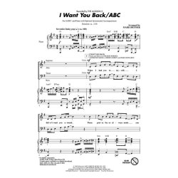 JACKSON 5 I WANT YOU BACK & ABC (BRYMER MARK) SATB CHORAL