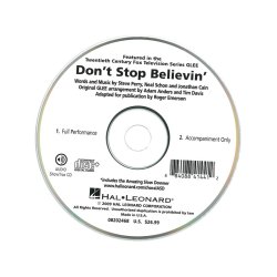 Journey: Don't Stop Believin' (Glee) - Showtrax CD