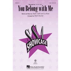 SWIFT TAYLOR YOU BELONG WITH ME (BRYMER MARK) SSA CHORAL