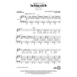SWIFT TAYLOR YOU BELONG WITH ME (BRYMER MARK) SSA CHORAL