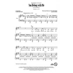 Taylor Swift: You Belong With Me (Arr. Brymer) (ShowTrax CD)