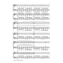 BON JOVI LIVIN' ON A PRAYER (ARR HUFF MAC) SATB CHORAL