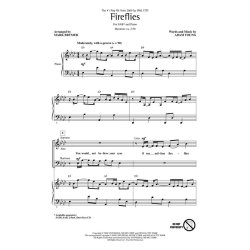 OWL CITY/YOUNG ADAM FIREFLIES (BRYMER MARK) SAB CHORAL