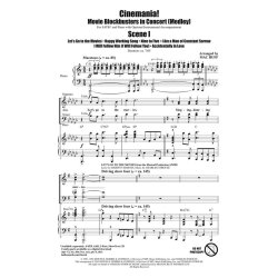 Cinemania Movie Blockbusters In Concert Medley (Huff Mac) Showtrax Cd