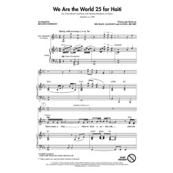 RICHIE/JACKSON WE ARE THE WORLD 25 FOR HAITI (EMERSON) 3PT MIXED CHOR
