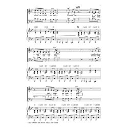 SEDAKA NEIL THATS WHEN THE MUSIC TAKES ME (SHAW KIRBY) SATB CHORAL