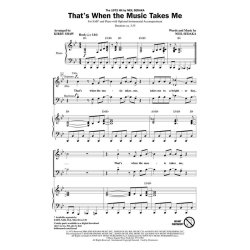 SEDAKA NEIL THATS WHEN THE MUSIC TAKES ME (SHAW KIRBY) SAB CHORAL