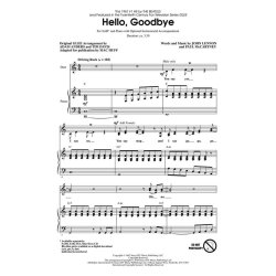 HELLO GOODBYE FROM GLEE (HUFF/ANDERS/DAVIS) SAB