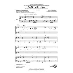 LONDON M/BLACK D TO SIR WITH LOVE (EMERSON ROGER) 2 PART CHORAL
