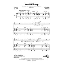 U2 Beautiful Day (Huff) Showtrax Cd