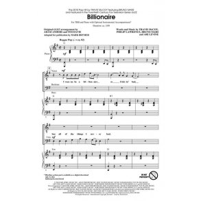 Ari Levine: Billionaire (Arr. Anders) (ShowTrax CD)