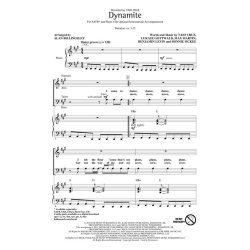 Taio Cruz: Dynamite (Arr. Alan Billingsley) - ShowTrax CD