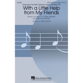 LENNON/MCCRTNY WITH A LITTLE HELP FROM MY FRIENDS (SHARON) SATB A CAPP