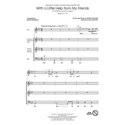 LENNON/MCCRTNY WITH A LITTLE HELP FROM MY FRIENDS (SHARON) SATB A CAPP