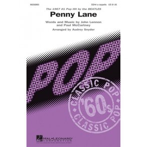 LENNON J/MCCARTNEY P PENNY LANE (SNYDER AUDREY) SSAA A CAPPELLA CHORAL