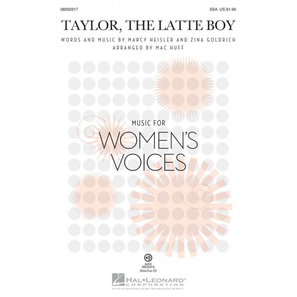 HEISLER MARCY TAYLOR THE LATTE BOY (ARR HUFF MAC) SSA CHOR