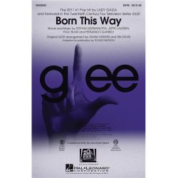 LADY GAGA BORN THIS WAY (EMERSON ROGER) SATB CHORAL