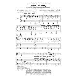 LADY GAGA BORN THIS WAY (EMERSON ROGER) SATB CHORAL