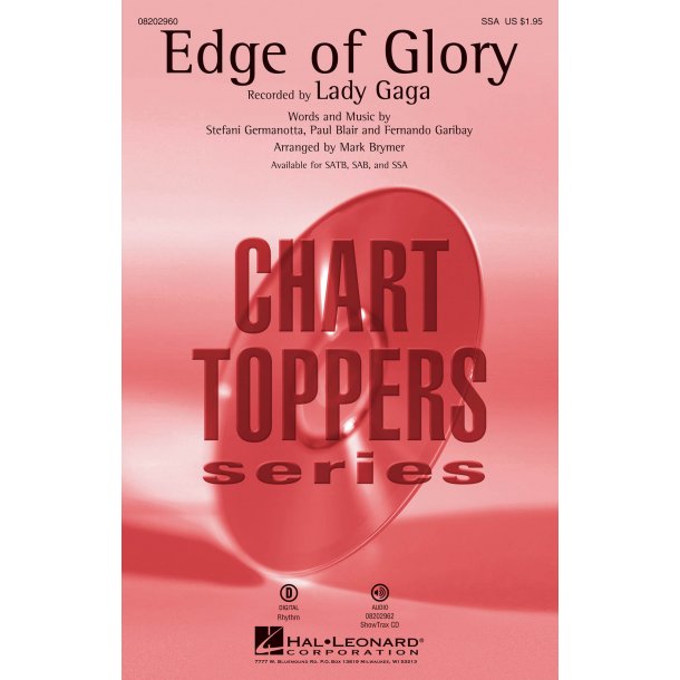 Lady Gaga: The Edge Of Glory (Arr. Brymer) (SSA)