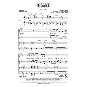 Kelly Clarkson: Mr Know It All (Arr. Brymer) (ShowTrax CD)