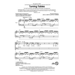 ADKINS ADELE/TEDDER RYAN TURNING TABLES (ARR LOJESKI ED) SAB CHORAL