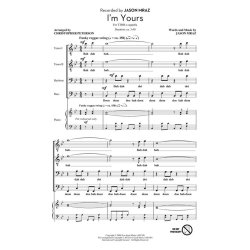 Mraz I'm Yours (Peterson) Ttbb Chor
