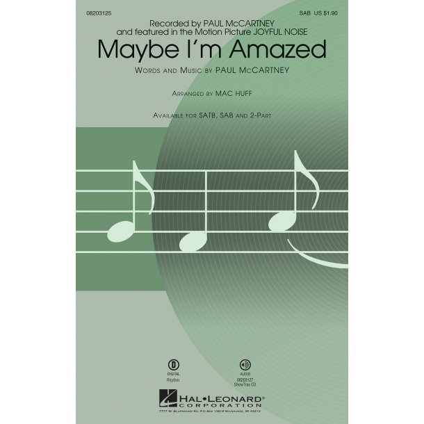 Maybe I'm Amazed : from Joyful Noise
