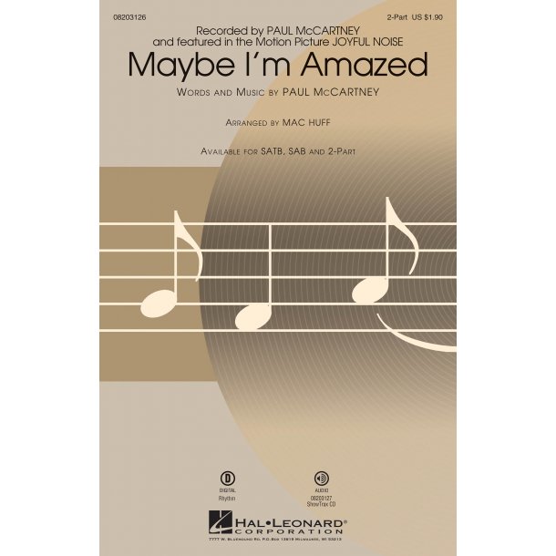 Maybe I'm Amazed : from Joyful Noise