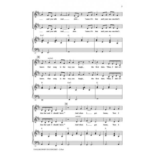 Taylor Swift in Concert : Medley