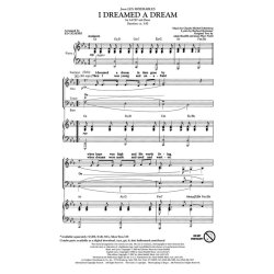 Alain Boublil/Claude-Michel Schonberg: I Dreamed A Dream (Les Miserables) (SATB)