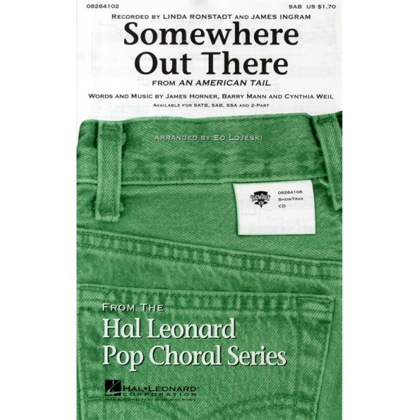 James Horner: Somewhere Out There (SAB)