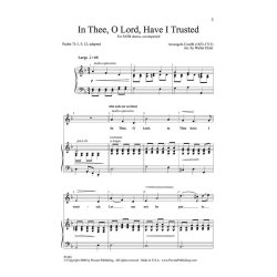 CORELLI ARCANGELO IN THEE O LORD HAVE I TRUSTED (EHRET WALTER) SATB