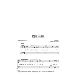 DEM BONES (NICKEL LARRY) SATB A CAPPELLA CHORAL