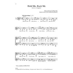 TATE BRIAN HOLD ME ROCK ME SSAA A CAPPELLA CHORAL