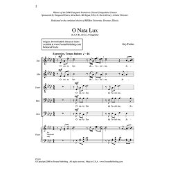 FORBES GUY O NATA LUX SSAATTBB A CAPPELLA CHORAL