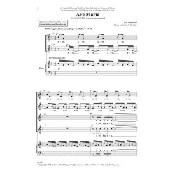 MEMLEY KEVIN AVE MARIA SSAATTBB A CAPPELLA CHORAL