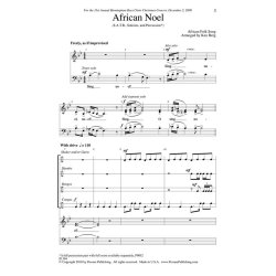 AFRICAN NOEL (BERG KEN) SATB CHORAL