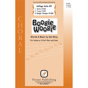 KEN BERG BOOGIE WOOGIE FROM SOLFEGE SUITE #3 2 PART CHORAL
