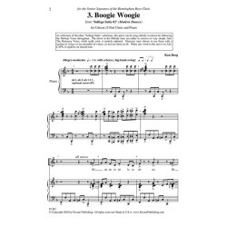KEN BERG BOOGIE WOOGIE FROM SOLFEGE SUITE #3 2 PART CHORAL