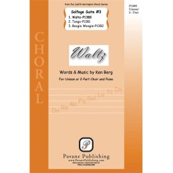BERG KEN WALTZ FROM SOLFEGE SUITE NO3 2 PART CHORAL