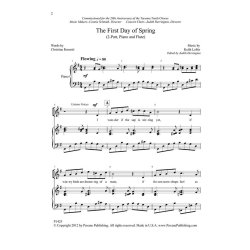 LOFTIS/ROSSETTI THE FIRST DAY OF SPRING (ED HERRINGTON) 2 PART CHORAL