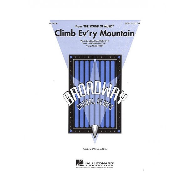 Rodgers And Hammerstein: Climb Ev'ry Mountain (The Sound Of Music) (SATB)