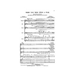 Leigh Harline: When You Wish Upon A Star (SATB)