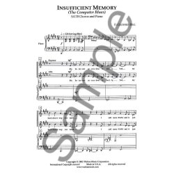 D. Geoffrey Bell: Insufficient Memory (The Computer Blues) SATB