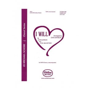 The Beatles: I Will (SATB)