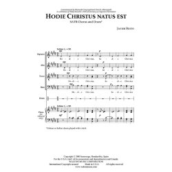 Javier Busto: Hodie Christus Natus Est