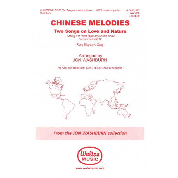 Jon Washburn: Chinese Melodies - Two Songs On Love And Nature